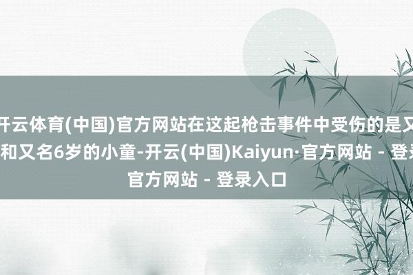 开云体育(中国)官方网站在这起枪击事件中受伤的是又名5岁和又名6岁的小童-开云(中国)Kaiyun·官方网站 - 登录入口